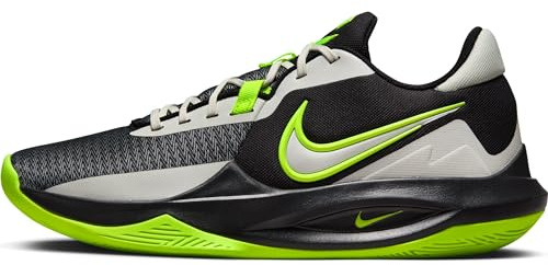 Nike Herren Precision Vi Basketballschuh, Schwarz Volt Segel, 44 EU