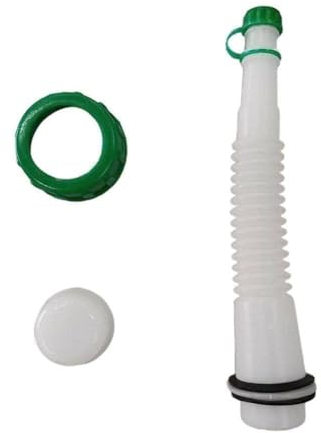 Wmool Beccuccio di ricambio e kit di parti in plastica ABS per bomboletta di gas, tappo flessibile con tappo per serbatoio carburante beccuccio di sfiato