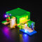 BrickBling Kit de lumière LED pour Lego Minecraft The Turtle Beach House 21254 (non Lego), décoration DIY Kit d'éclairage pour Minecraft Lego The Turtle Beach House Jouets créatifs, DE-21254-P58601