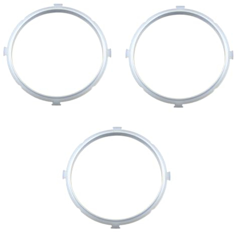 Ciieeo 3 Piezas Utensilios De Cocina De Silicona Presión Eléctrica Anillo De Sellado para Anillo De Sello para Moldes para Pasteles En Forma De Corazón Cazo De Agua Metro