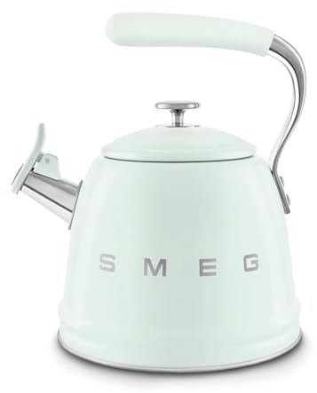 Smeg WKF01PG Whistling Kettle Pastel Green