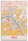 BPQN Poster, Motiv: Deutschland, Mainz, Vintage-Karte, dekoratives Gemälde, Leinwand, Kunstbild, 40 x 60 cm