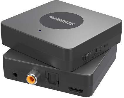 Marmitek Transmetteur Audio Bluetooth BoomBoom 55 HD - Connecter la télévision avec 2 Casques Bluetooth - Pas de Retard dû à aptX, aptX Low Latency et aptX Adaptive
