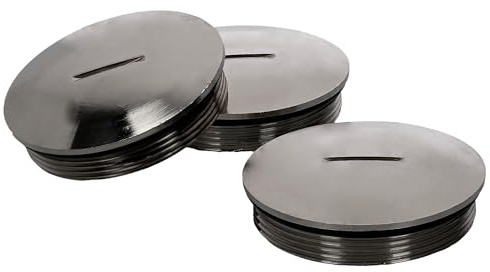 Kalitec 3X M16 Blindstopfen Messing - IP68 Wasserdicht mit O-Ring - Rund