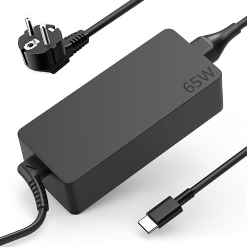 Cargador Portatil USB C 65W para Lenovo Thinkpad X1 Carbon T14 T15 T480 T490 T580 T590 E480 E490 Chromebook C330 S330 100e 300e 500e Yoga Type C Adaptador Alimentación