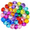 TOAOB 40 Stück Deko Diamanten Groß 30 mm Acryl Kristalle Bunte Diamantkristalle Dekosteine Tischdeko Diamanten Streudeko Hochzeit Dekoration