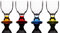 Cheerzly Dionysos - Copa de acrílico irrompible para vino, whisky, cóctel, elegante diseño británico, sin BPA, ergonómica, ideal para vasos elegantes y duraderos