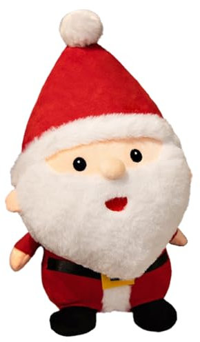 Wzxksoac Weihnachts-Plüschtiere, Weihnachts-Cartoon-Puppe, Weich, Geeignet für Baby, Kinder, Geschenke, Weihnachtsmann