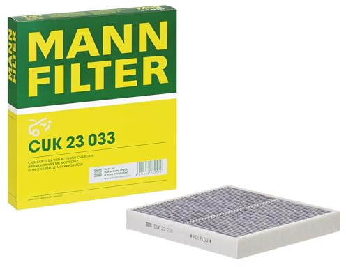 MANN-FILTER CUK 23 033 Cabin Air Filter - Pollen Filter with Activated Carbon - for Cars + Transporters