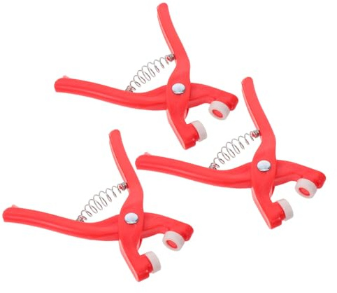 EXQUIMEUBLE 3pcs Safety Eyes Pliers Tool for Crocheting Secure Positioning Lasting Durability Plastic and Metal Craft Creation for Plush and Crochet Animal Projects