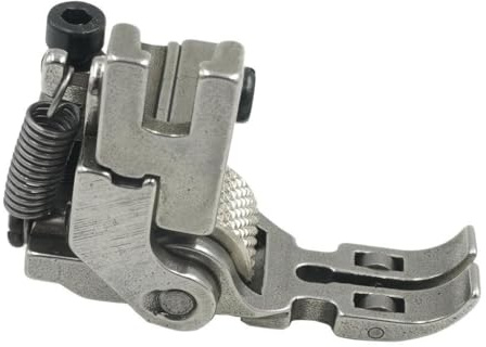SUIOPPYUW Pied-de-biche à roulettes pour machine à coudre domestique de précision, adapté Pour tous types de tissus, y compris le cuir. Pied-de-biche plat pour machine coudre, Roue tournante