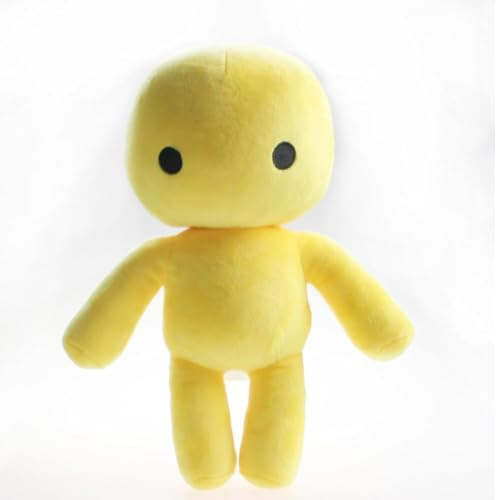 JULAN Wobbly Life Plush Toy,30cm Game Character Yellow Man Plush Stuffed Animal Doll Plushie Pillow Plush Figure For FAN Collectible Christmas,Birthdays Gift