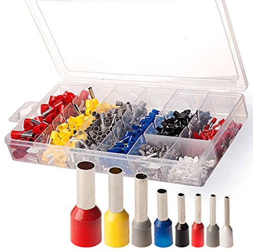 edi-tronic isolierte Aderendhülsen Sortimentbox 0,5/0,75/1,0/1,5/2,5/4,0/6,0/10,0 mm² E-0,5-10 Box