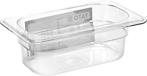 YATO Profi Polycarbonat GN Gastronormbehälter 1/9 Größen Auswahl 65-100mm auch Deckel Gastro Norm Behälter Kunststoff (Höhe 65mm)