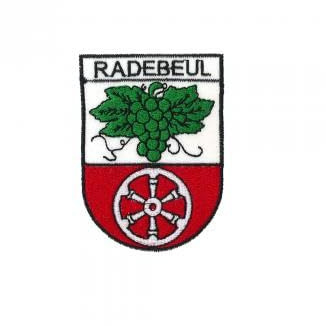 Aufnäher Patches Wappen Radebeul Gr. ca. 6,5 x 8,5 cm 01661
