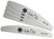 Pure Nails Halo Elite Zebra Moon Nail Foam Files - 180/180 Grit (Pack Of 5)