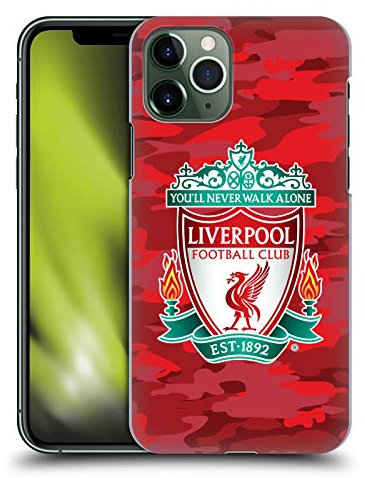 Head Case Designs Officially Licensed Liverpool Football Club Home Colourways Crest Camou Hard Back Case Compatible With Apple iPhone 11 Pro