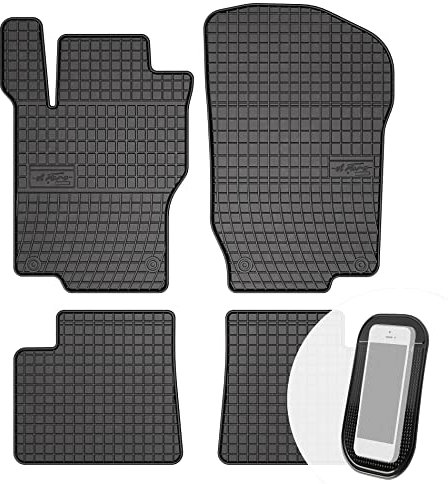 moto-MOLTICO Gummimatten Auto, 4-teiliges Set, Allwetter Gummi Fußmatten, Antirutsch & Wasserfest Autoteppiche - passend für Mercedes M-Klasse W164 2005-2011