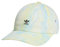 adidas Originals Women's Mini Logo Relaxed Adjustable Cap, Ambient Sky Blue/Pulse Yellow/Black, One Size