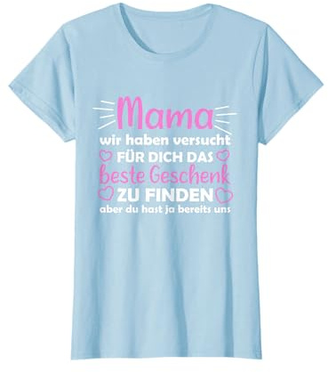Muttertag Mama ist die Beste Mutter der Welt lustiger Spruch T-Shirt