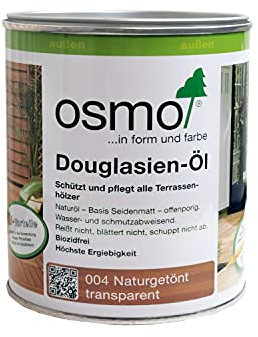 OSMO Douglasien-Öl 004 Naturgetönt transparent 0,75 l - 2,5 l Terrassenöl (2,5 L)