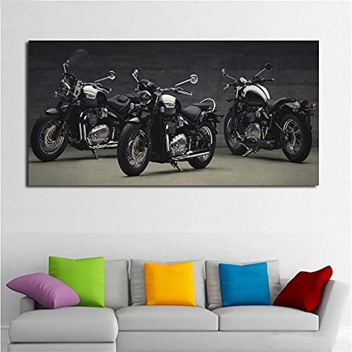 Diamond Painting,5D Diamant Painting Full Set Motorrad,Malen nach Zahlen Diamant,Diamant Painting Bilder Groß,Diamant Malerei für Kinder und Erwachsene,Schlafzimmer Wohnzimmer Wall Décor 70x140cm