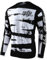 Radfahren Jersey Herren Mountainbike Motocross Jersey Langarm MTB T-Shirt,Shirt Downhill Fahrrad Jersey Schnelltrocknend (Color-21,XXL)
