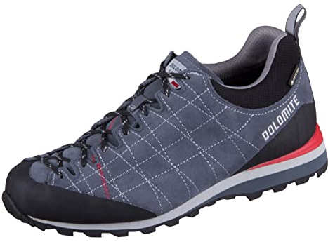Dolomite Unisex Diagonaler Schuh GTX Sneaker, Grau/Rot (Storm Grey Fiery Red), 42 EU