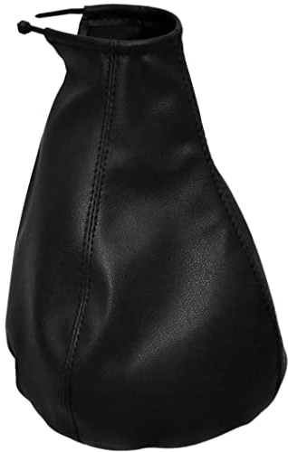 AERZETIX - C57655 - Funda para palanca de cambios - compatible con Ford Escort 5/6 1992-1998, Fiesta 4/5 1995-2002, Focus I 1998-2001 - color: negro - en piel sintética