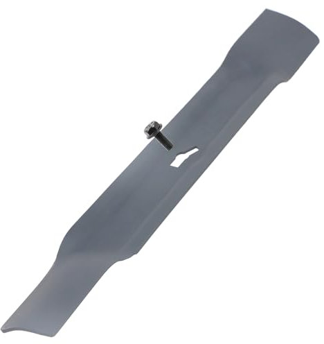 SPARES2GO Metal Blade Compatible with Qualcast RM32 M2E1032M M2E1232M E32 M2E1232M Lawnmower (32cm) + Fixing Screw