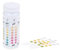 Potassium Iodide Starch Test Strips. Lower level 5 mg/l upper level 100 mg/l. Range 5 to 100 mg/l
