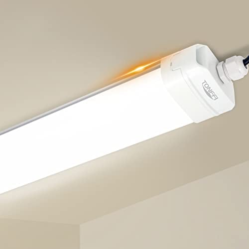 TONFFI LED-Feuchtraumleuchte 115CM, 36W 3600LM LED Wannenleuchte | Verknüpfbar Deckenleuchte Keller Röhre | IP65 Wasserfest | 4.000K neutralweiß Feuchtraumlampe für Garage Werkstatt Büro Hobbyraum