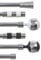 StoffTex Ø19 Gardinenstange Vorhangstange Chrom metall verschiedene Größen und Endstücken (Ohne Ringe) 1/2-läufig