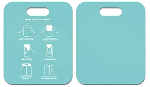 TARSHYRY Faltbrett für Kleidung, Whiteboard Zum Falten von Haushaltswäsche (Blau)