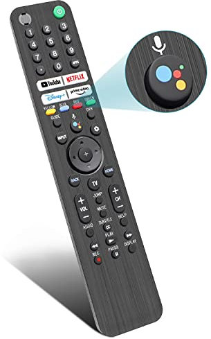 Nettech New Replacement Sony TV Remote for Sony TVs and Bravia TVs with Voice Command. for All Sony XR/XBR/KD Series 4K LED OLED Google/Android Smart TVs. 1-Year Full Warranty.