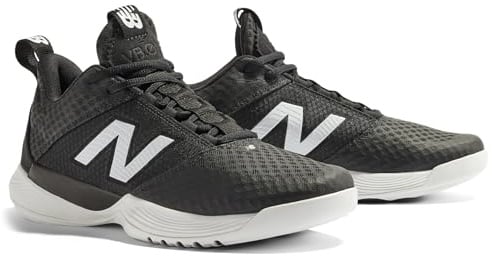 New Balance Women's FuelCell VB-01 Volleyball Shoe, Black/White/0, 8 M
