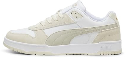 PUMA Unisex Adults RBD Game Low SD Sneaker, PUMA White-Desert DUST-Alpine Snow, 43 EU