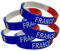 Lot bracelet 5 bracelet elastique drapeau francais bracelet homme bracelet femme drapeau français kit supporter France bleu blanc rouge bracelet France accessoire France bracelet caoutchouc
