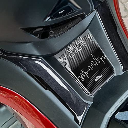 Resin Bike Adhesivos de Moto Compatibles con Honda Forza 750 2021-2025. Protección Túnel Plataforma de Choques y Arañazos de Scooter. Pegatinas 3D Resinadas Made in Italy