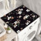 Leniutor Tapis de protection antidérapant en caoutchouc de silicone pour machine et sèche-linge Laudry, 60 x 50 cm, motif fleurs vintage (fleurs-pêche)