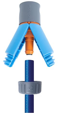 Qwickhose No-Flow JawGrip Universal Hose Connector | Waterstop Hose Pipe Connector Fitting | 1/2 (12.5-13mm) Garden Hose | Universal Push-Fit Compatibility | UV-Stabilised, Pop-Off Resistant