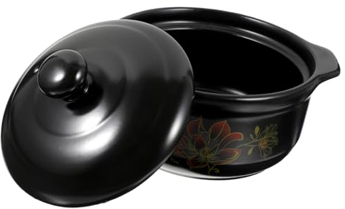 CRAFTHROU Cazuela De Gas Olla De Inducción Olla Coreana Cacerola Olla De Cocina Cocedor De Pasta Olla De Barro Inducción Coreana Olla De Sopa De Barro Corea Del Sur Sopa De Pollo Cerámica