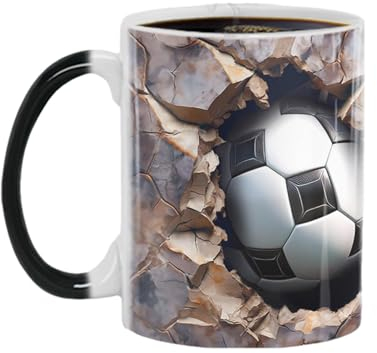 Farbwechselnde Fußball-Tasse, Fußballbecher, Farbwechsel, Fußballbecher
