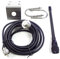 Scalewbin Antenne marine VHF 156-163 MHz en caoutchouc étanche avec câble RG-58 de 5 m pour bateau, voile, yacht