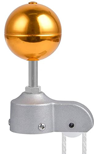 Flagpole Accessories - Stainless Steel Flag Kit, Wear Resistive. Flag Hardware Parts Repair Set | Outdoor Braided Rope Flagpole, Pulley Gold Ball Cleat Clip Screws Decor (2 Inches)