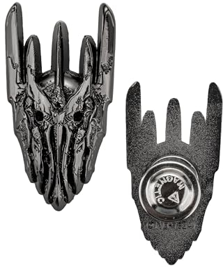 Cinereplicas Seigneur des Anneaux - Pin's Magnétique Heaume de Sauron 5 x 3 cm - Licence Officielle