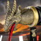 LKKCHER Dragon Head Liquor Pourers Spout for Alcohol Spirits, Dragon 2-in-1 Wine Bottle Pourer and Stopper, Dragon Gifts for Men Women Dragon Fans, Wine Accessories Gifts, Bronze with Bag