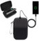 Glamgen Hartschalenkoffer kompatibel mit Anker Prime Power Bank 27650mAh - 250W, tragbare Tragetaschen mit USB-C-Anschluss, Aufladen für Reisen Arbeiten - Schwarz (nur Hülle