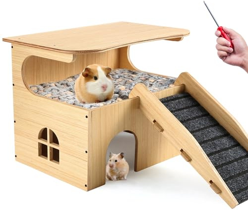 SENNOR Meerschweinchen-Schloss aus Holz