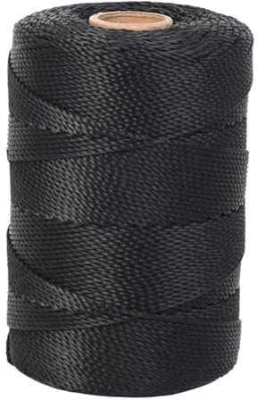 Black Nylon String 500ft 2mm UV Resistant Twine Garden Tomato Climb Wrap